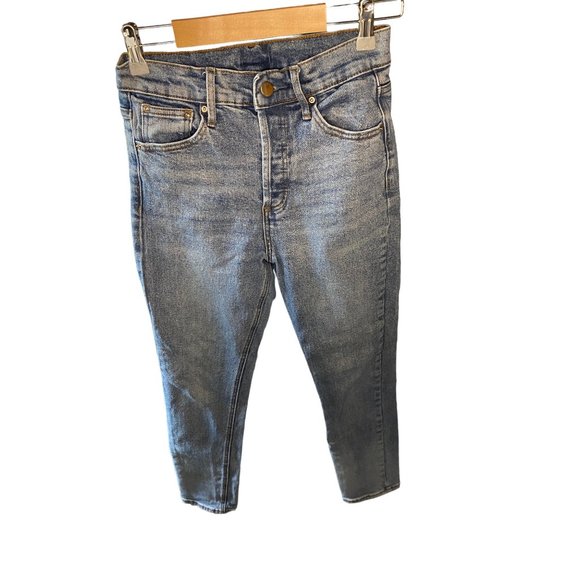 Buru High Rise Mom Jeans 25 - Picture 1 of 5